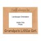 Grandpa Gifts I Will Always Be Grandpa's Little Girl Engraved Natural Wood Picture Frame (WF-053), Fathers Day, Birthday, Christmas Present product 1